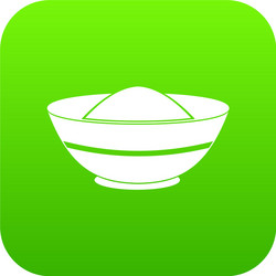 Indian spicy icon digital green vector