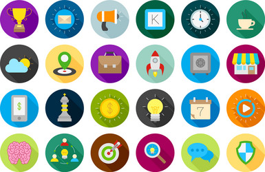 Web Icon Set - Digital & Network vector image