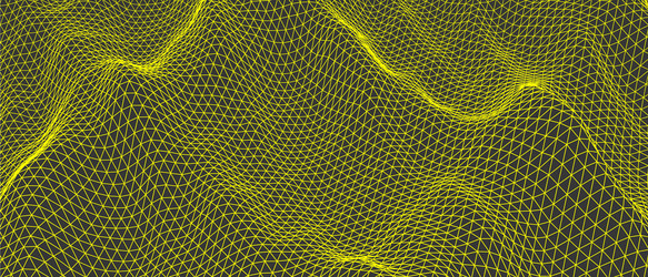 abstract science technology background 3d grid vector image