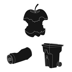 design refuse and junk icon set vector image