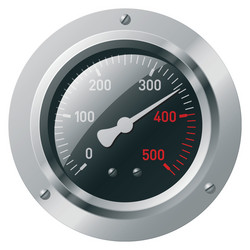 Digital Meter Display vector image