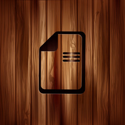 file icon data symbol document format vector image