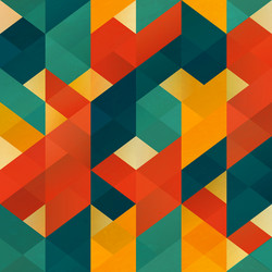 Retro Mosaic Pattern vector image