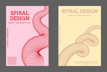 three-dimensional spiral effect the dynamic shape vector image