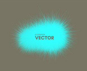 frame consisting of chaotic lines 3d abstract vector image