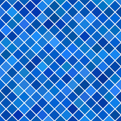 blue diagonal square pattern background vector image