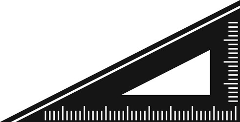 angle ruler icon simple style vector image