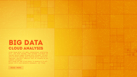 big data cloud computing blockchain visualiztion vector image