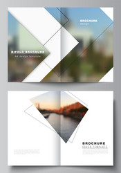 layout two a4 format cover mockups vector