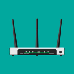 Wireless Router and Access Point vector image