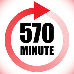 numbers numerals dial time duration and schedule vector image