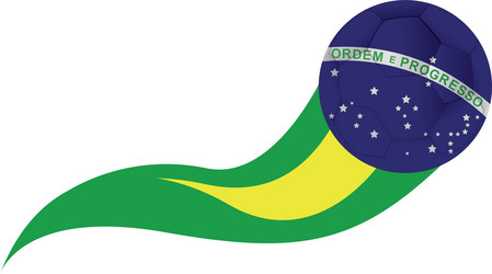 abstract background with a brazil allusive objects vector image