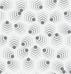 Abstract hexagon pattern vector