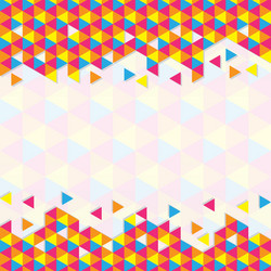 Geometric triangular pattern vector