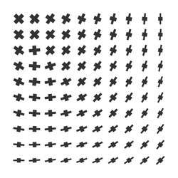 minimal monochrome dynamic halftone background vector image