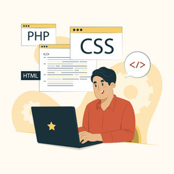 programming concept vector image