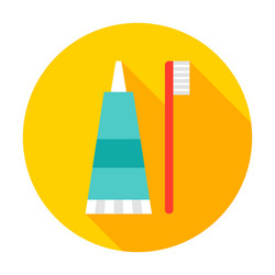 Tooth circle icon Royalty Free Vector Image - VectorStock
