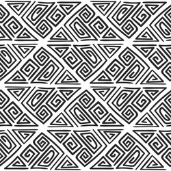 Geometric Aztec Pattern vector image