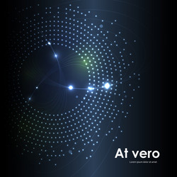 abstract design template on halftone background vector image