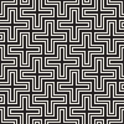 Cross Tiling Mosaic Pattern vector image