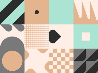 simple geometric pattern design with basic vector image