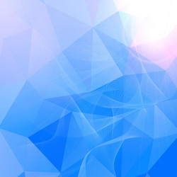Abstract Geometric Triangle Background vector image