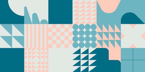 horizontal pattern background with abstract vector image