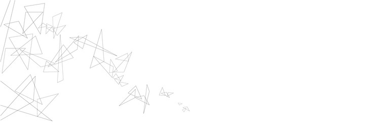 abstract triangular background on white vector image