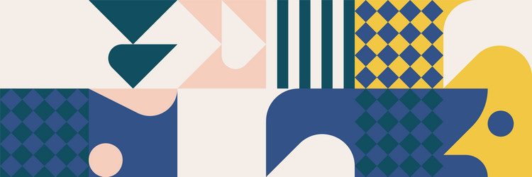 horizontal pattern background with abstract vector image