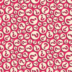 Cute different seamless pattern pink and white Vector Image