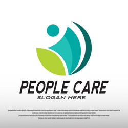 family health care logo design vector