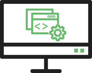 Programming Interface Icon vector image