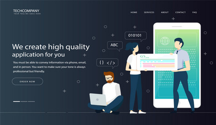 web page design templates image vector image