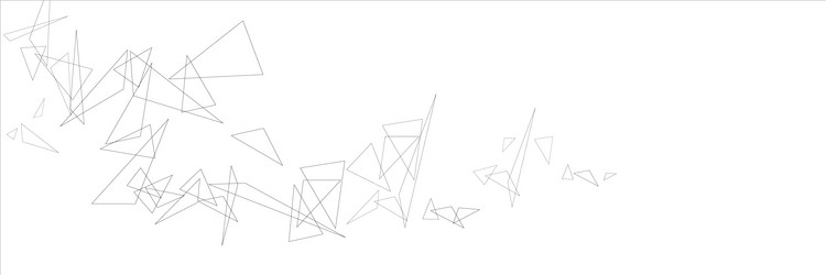 abstract triangular background on white vector image