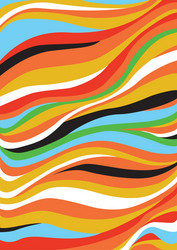 Dynamic Wave Pattern vector image
