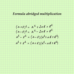 Exercise book in a cage the formulas for algebra vector