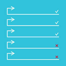 notebook with to do list vector image