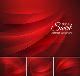 swirl abstract background vector image