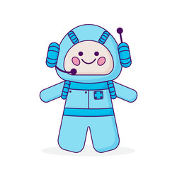 chat bot icon virtual assistant for website vector image