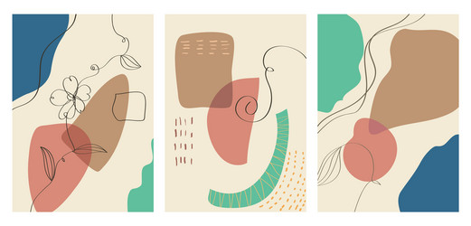 hand drawn various shapes and objects vector image