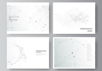 layout presentation slides design vector image