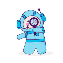 chat bot icon virtual assistant for website vector image