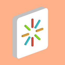 loading simple icon symbol design template vector image