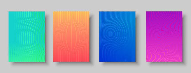 Abstract Color Pattern Set vector image