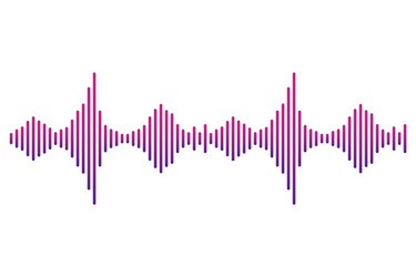 Frequency audio waveform music wave hud interface vector