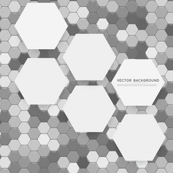 Abstract 3d hexagonal vector