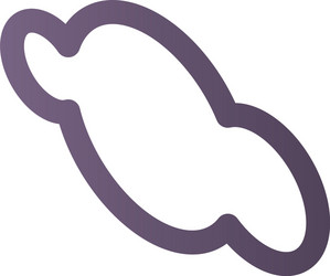 cloud data server icon isometric style vector image
