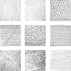 Cross Hatching Texture Pattern vector image