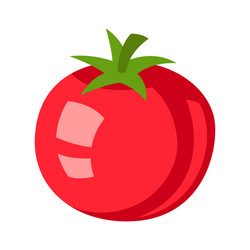 Red ripe tomato Royalty Free Vector Image - VectorStock