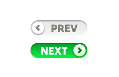 off on button next prev switch ui isolated vector image